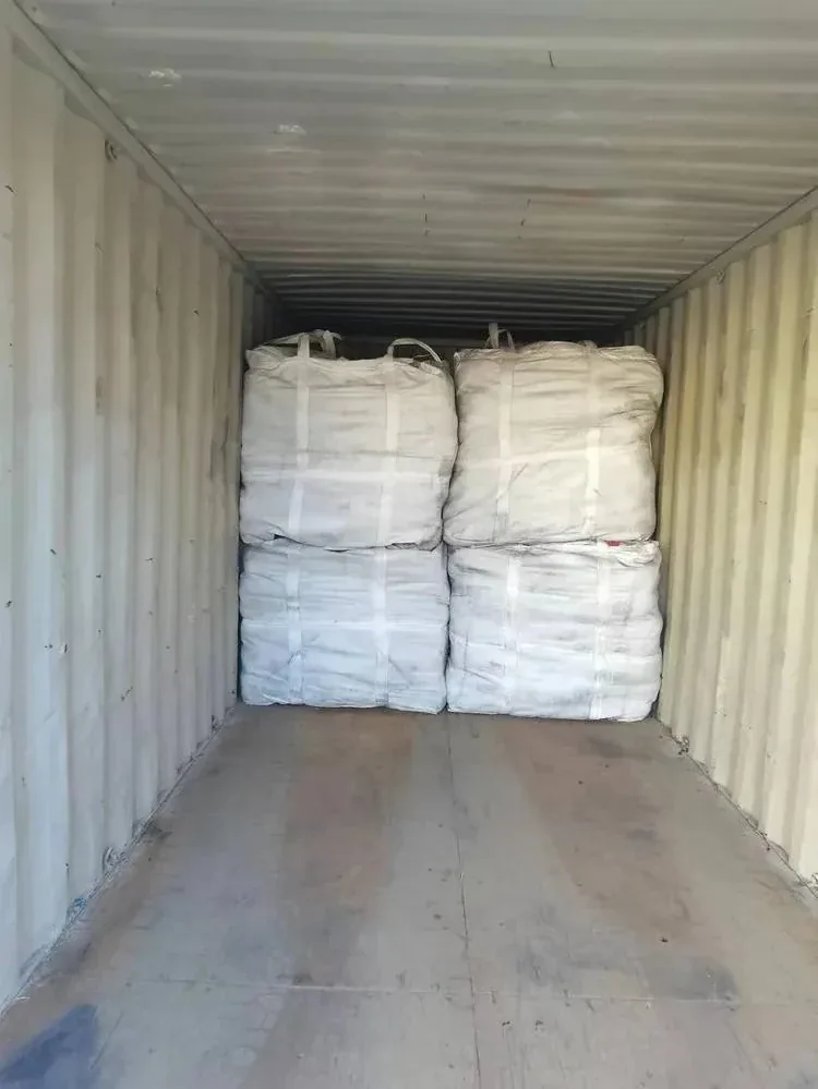 Graphite electrode export container loading